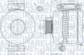 Magneti Marelli 063731923010 - Alternátor -