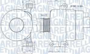 Magneti Marelli 063731969010 - Alternátor -