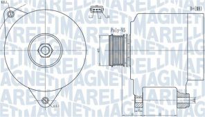Magneti Marelli 063732133010 - Alternátor -