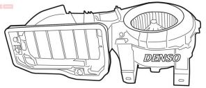 Denso DEA23001 - Ventilátor motora