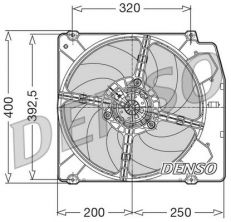 Denso DER01005 - Ventilátor motora
