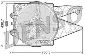 Denso DER01020 - Ventilátor motora