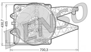 Denso DER01021 - Ventilátor motora