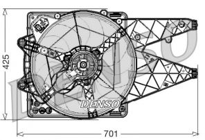Denso DER01030 - Ventilátor motora