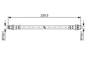 Bosch 1 987 481 599 - Brzdová hadica