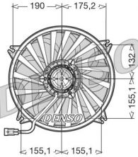 Denso DER07005 - Ventilátor motora