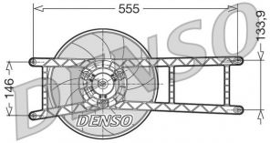 Denso DER09017 - Ventilátor motora