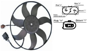 Mahle CFF 187 001S - Ventilátor motora