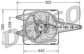 Denso DER09029 - Ventilátor motora