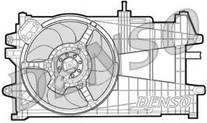 Denso DER09035 - Ventilátor motora