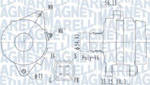 Magneti Marelli 063732027010 - Alternátor -