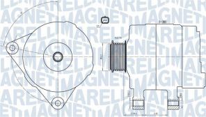 Magneti Marelli 063732033010 - Alternátor -