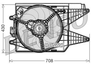Denso DER09049 - Ventilátor motora