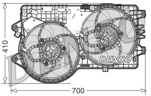 Denso DER09067 - Ventilátor motora