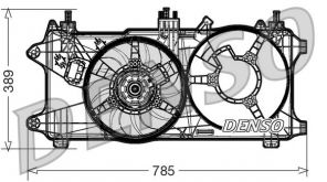Denso DER09084 - Ventilátor motora