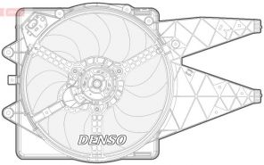 Denso DER09092 - Ventilátor motora