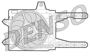 Denso DER09245 - Ventilátor motora