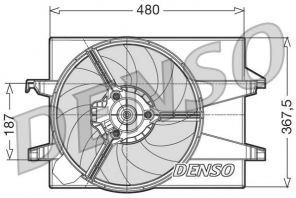 Denso DER10002 - Ventilátor motora