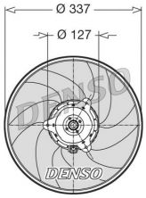 Denso DER21002 - Ventilátor motora