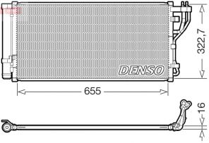 Denso DCN43011 - Kondenzátor