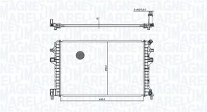 Magneti Marelli 350213166300 - Chladič vody