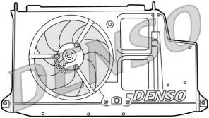 Denso DER21012 - Ventilátor motora