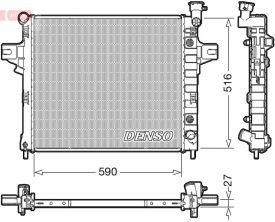 Denso DRM06031 - Chladič vody