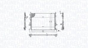 Magneti Marelli 350213215700 - Chladič vody -