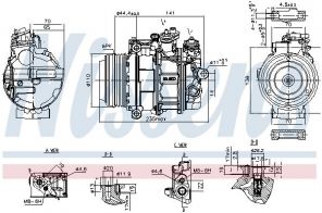 Nissens 890749 - Kompresor -
