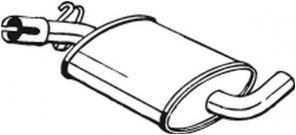 Bosal 233-421 - Stredný tlmič -