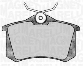 Magneti Marelli 363916060131 - Brzdové platničky -