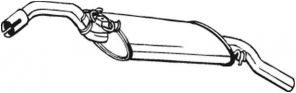 Bosal 233-563 - Zadný tlmič -