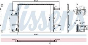 Nissens 941004 - Kondenzátor -