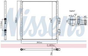 Nissens 941308 - Kondenzátor -