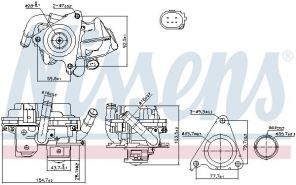Nissens 98379 - Ventil AGR/EGR -
