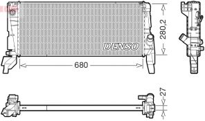 Denso DRM05074 - Chladič vody