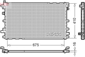 Denso DRM20113 - Chladič vody