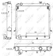NRF 52185 - Chladič vody -