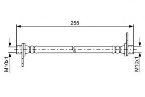 Bosch 1 987 481 586 - Brzdová hadica