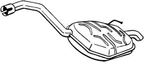 Bosal 154-635 - Zadný tlmič -