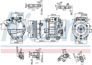 Nissens 890917 - Kompresor -
