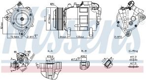 Nissens 891148 - Kompresor -