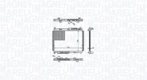 Magneti Marelli 350213215600 - Chladič vody -