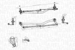 Magneti Marelli 085570787010 - Mechanizmus stieračov