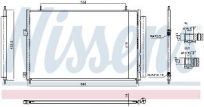 Nissens 940961 - Kondenzátor -