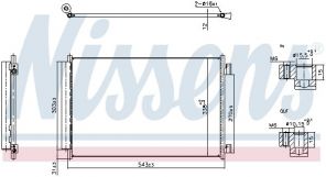 Nissens 940969 - Kondenzátor -