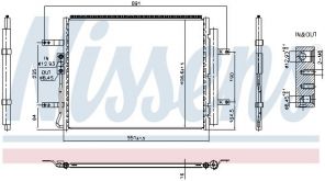 Nissens 940985 - Kondenzátor -