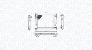 Magneti Marelli 350213212400 - Chladič vody -
