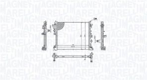 Magneti Marelli 350213214300 - Chladič vody -