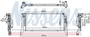Nissens 606789 - Chladič vody -